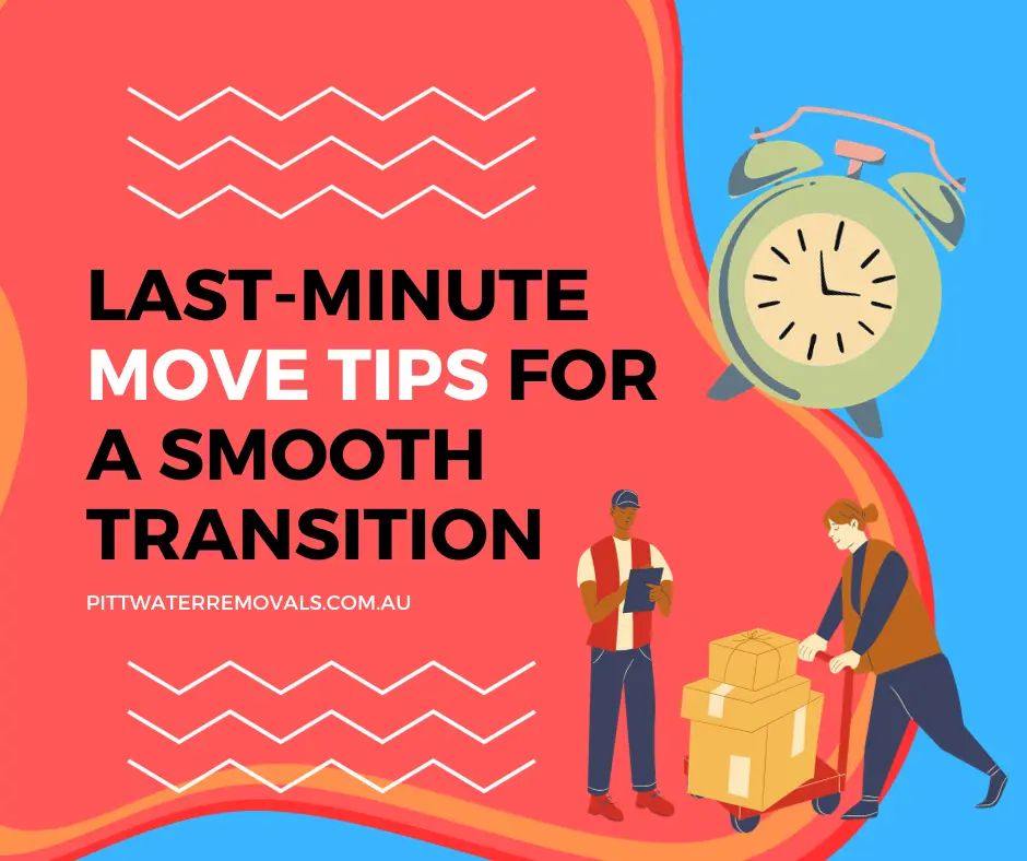 Last Minute Move Tips - Blog Image